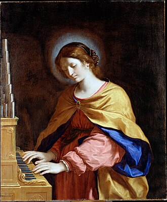 Portrait of St Cecilia
