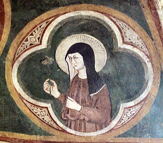 Portrait of St Clare of Assisi
