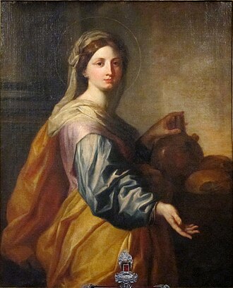 Portrait of St Zita