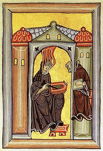 Portrait of St Hildegard of Bingen
